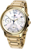  Shop Authentic Tommy Hilfiger Claudia White Dial Gold Steel Strap Watch for Women - 1781742 - Luxxuri