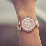  Shop Authentic Michael Kors Parker Rose Gold Dial Rose Gold Steel Strap Watch for Women - MK5865 - Luxxuri