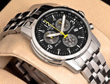  Shop Authentic Tissot T Sport PRC200 Chronograph Black Dial Silver Steel Strap Watch for Men - T17.1.586.52 - Luxxuri