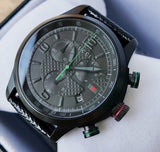 Shop Authentic Gucci G Timeless Quartz Chronograph Black Dial Black Leather Strap Watch For Men - YA126244 - Luxxuri