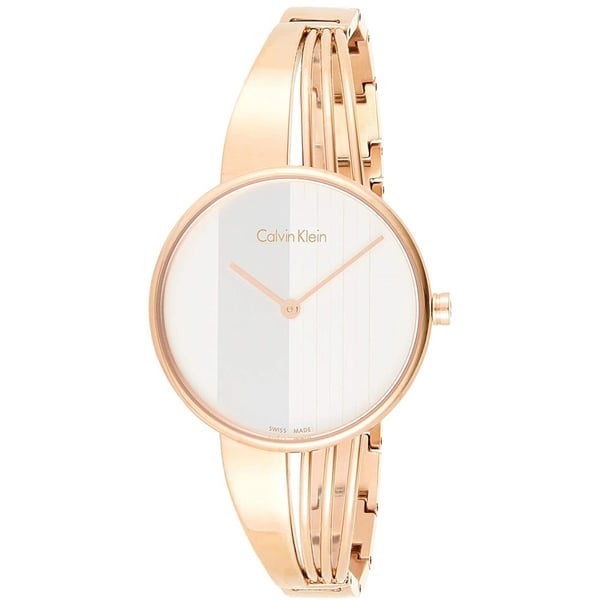  Shop Authentic Calvin Klein Drift Silver Dial Gold Steel Strap Watch for Women - K6S2N516 - Luxxuri