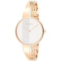  Shop Authentic Calvin Klein Drift White Dial Rose Gold Steel Strap Watch for Women - K6S2N616 - Luxxuri