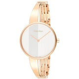  Shop Authentic Calvin Klein Drift Silver Dial Gold Steel Strap Watch for Women - K6S2N516 - Luxxuri