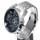 Shop Authentic Diesel Mr Daddy 1.0 Black Dial Stainless Steel Stainless Watch For Men - DZ7221 - Luxxuri