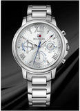  Shop Authentic Tommy Hilfiger Claudia Silver Dial Silver Steel Strap Watch for Women - 1781741 - Luxxuri
