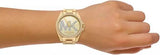  Shop Authentic Michael Kors Bradshaw Quartz Gold Dial Gold Steel Strap Watch For Women - MK6555 - Luxxuri