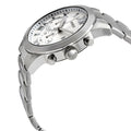  Shop Authentic Guess Atlas Chronograph Silver Dial Silver Steel Strap Watch For Men - W0668G7 - Luxxuri