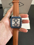  Shop Authentic Fossil Inscription Multifunction Silver Dial Brown Leather Strap Watch for Men - BQ2658 - Luxxuri