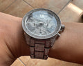  Shop Authentic Michael Kors Wren Chronograph Crystals Silver Dial Silver Steel Strap Watch For Women - MK6317 - Luxxuri