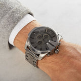  Shop Authentic Diesel Mega Chief Chronograph Grey Dial Gunmetal Men's Watch - DZ4282 - Luxxuri