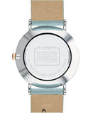 Coach Perry Mother of Pearl White Dial Blue Leather Strap Watch for Women - 14503271