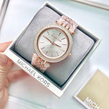  Shop Authentic Michael Kors Darci Rose Gold Dial Two Tone Steel Strap Watch for Women - MK4327 - Luxxuri