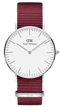  Shop Authentic Daniel Wellington Classic Roselyn White Dial Red NATO Strap Watch For Women - DW00100268 - Luxxuri