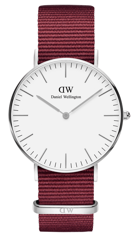  Shop Authentic Daniel Wellington Classic Roselyn White Dial Red NATO Strap Watch For Women - DW00100268 - Luxxuri