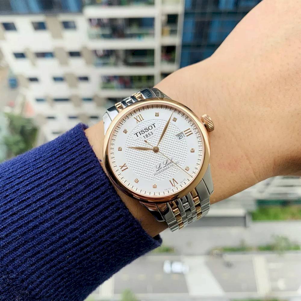  Shop Authentic Tissot Le Locle Automatic Cosc Silver Dial Two Tone Steel Strap Watch For Men - T006.407.22.036.00 - Luxxuri