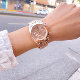  Shop Authentic Michael Kors Bradshaw Chronograph Rose Gold Dial Rose Gold Steel Strap Watch for Women - MK5799 - Luxxuri