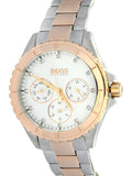  Shop Authentic Hugo Boss Hera Chronograph Silver Dial Two Tone Steel Strap Watch for Women - 1502446 - Luxxuri