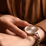  Shop Authentic Calvin Klein Graphic Silver Dial Rose Gold Steel Strap Watch for Women - K7E23646 - Luxxuri
