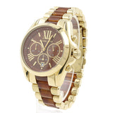  Shop Authentic Michael Kors Bradshaw Chronograph Burgundy Dial Two Tone Steel Strap For Women - MK6269 - Luxxuri