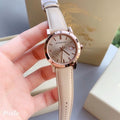  Shop Authentic Burberry The City Gold Dial Beige Leather Strap Watch for Women - BU9210 - Luxxuri