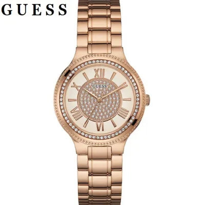  Shop Authentic Guess Madison Diamonds White Dial Rose Gold Steel Strap Watch for Women - W0637L3 - Luxxuri
