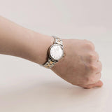  Shop Authentic Marc Jacobs Baker White Dial Two Tone Steel Strap Watch for Women - MBM3331 - Luxxuri