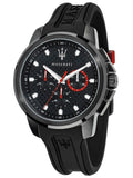  Shop Authentic Maserati SFIDA Chronograph Quartz Stainless Steel Black Dial Watch For Men - R8851123007 - Luxxuri