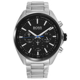  Shop Authentic Hugo Boss Montre Distinct Black Dial Silver Steel Strap Watch for Men - 1513857 - Luxxuri