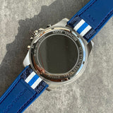  Shop Authentic Michael Kors Brecken Chronograph Blue Dial Two Tone PVC Strap Watch For Men - MK8950 - Luxxuri