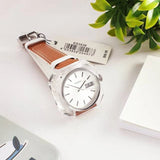  Shop Authentic Fossil Candy White Dial Brown Leather Strap Watch for Women - ES3538 - Luxxuri