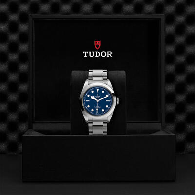  Shop Authentic Tudor Black Bay Automatic Blue Dial Silver Steel Strap Watch for Men - M79540-0004 - Luxxuri