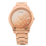  Shop Authentic Guess Crush Rose Gold Dial Rose Gold Steel Strap Watch For Women - GW0020L3 - Luxxuri