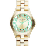  Shop Authentic Marc Jacobs Henry Gold Dial Gold Steel Strap Watch for Women - MBM3295 - Luxxuri