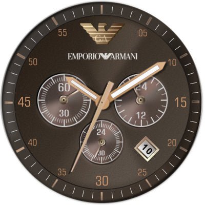  Shop Authentic Emporio Armani Sport Chronograph Brown Dial Brown Stainless Steel Watch For Men - AR5890 - Luxxuri
