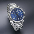  Shop Authentic Emporio Armani Luigi Chronograph Blue Dial Silver Steel Strap Watch For Men - AR11132 - Luxxuri