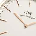  Shop Authentic Daniel Wellington Classic Sheffield White Dial Black Leather Strap Watch for Women - DW00100036 - Luxxuri