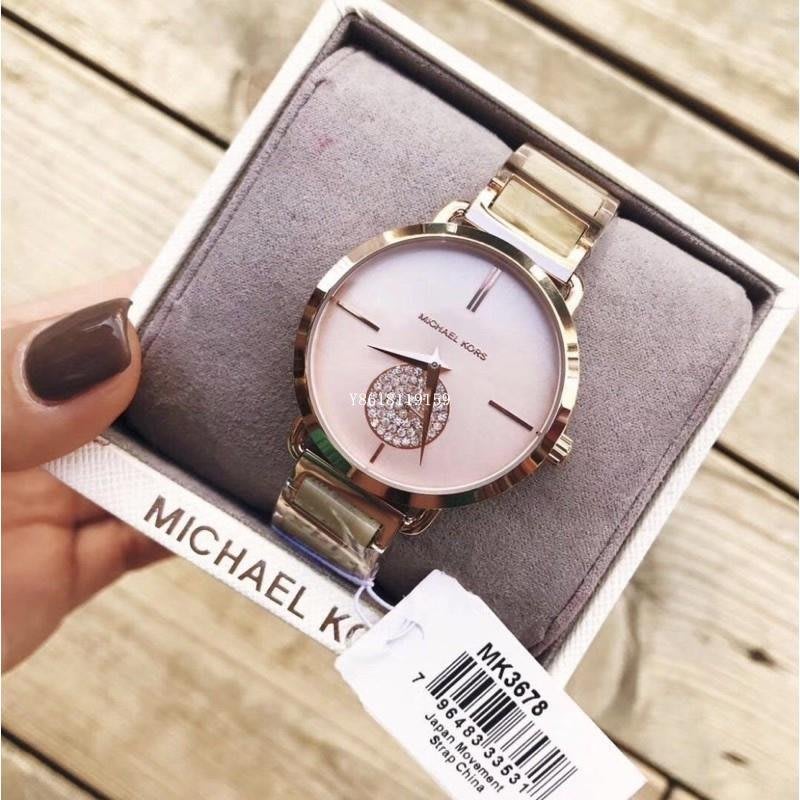  Shop Authentic Michael Kors Portia Quartz Rose Gold Dial Rose Gold Steel Strap Watch For Women - MK3678 - Luxxuri