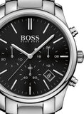 Shop Authentic Hugo Boss Commander Black Dial Silver Steel Strap Watch for Men - 1513433 - Luxxuri