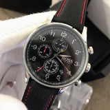  Shop Authentic Hugo Boss Navigator Black Dial Black Leather Strap Watch for Men - 1513535 - Luxxuri