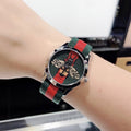  Shop Authentic Gucci Le Marche des Merveilles Red & Green Dial Red & Green Nylon Strap Unisex Watch - YA1264060 - Luxxuri