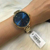  Shop Authentic Marc Jacobs Sally Blue Dial Gold Steel Strap Watch for Women - MBM3366 - Luxxuri