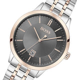  Shop Authentic Hugo Boss Classic Grey Dial Two Tone Steel Strap Watch for Men - 1513688 - Luxxuri