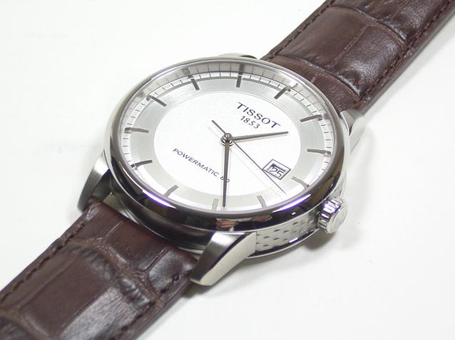  Shop Authentic Tissot Luxury Powermatic 80 Silver Dial Brown Leather Strap Watch For Men - T086.407.16.031.00 - Luxxuri