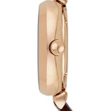  Shop Authentic Emporio Armani Meccanico Skeleton Mother of Pearl Dial Brown Leather Strap Watch For Women - AR1993 - Luxxuri
