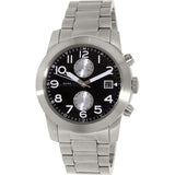  Shop Authentic Marc Jacobs Larry Chronograph Black Dial Silver Steel Strap Watch for Men - MBM5050 - Luxxuri