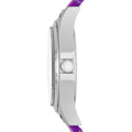  Shop Authentic Marc Jacobs Baby Dave Silver Dial Purple Leather Strap Watch for Women - MBM1262 - Luxxuri