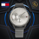  Shop Authentic Tommy Hilfiger Quartz Silver Dial Grey Steel Strap Watch for Women - 1782062 - Luxxuri