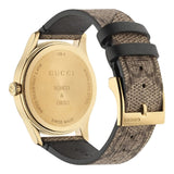  Shop Authentic Gucci G Timeless Brown Dial Brown Leather Strap Watch For Women - YA1264056 - Luxxuri