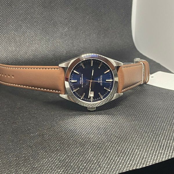  Shop Authentic Tissot Gentlemen Powermatic 80 Silicium Blue Dial Brown Leather Strap Watch For Men - T127.407.16.041.00 - Luxxuri