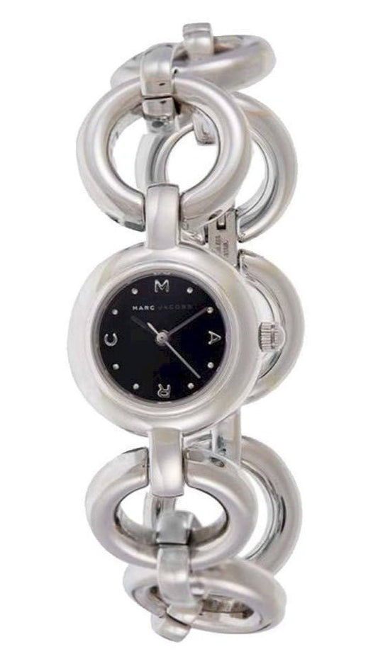  Shop Authentic Marc Jacobs Amy Black Dial Silver Steel Strap Watch for Women - MBM3004 - Luxxuri